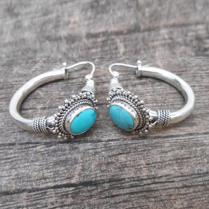 Retro Turquoise Earrings