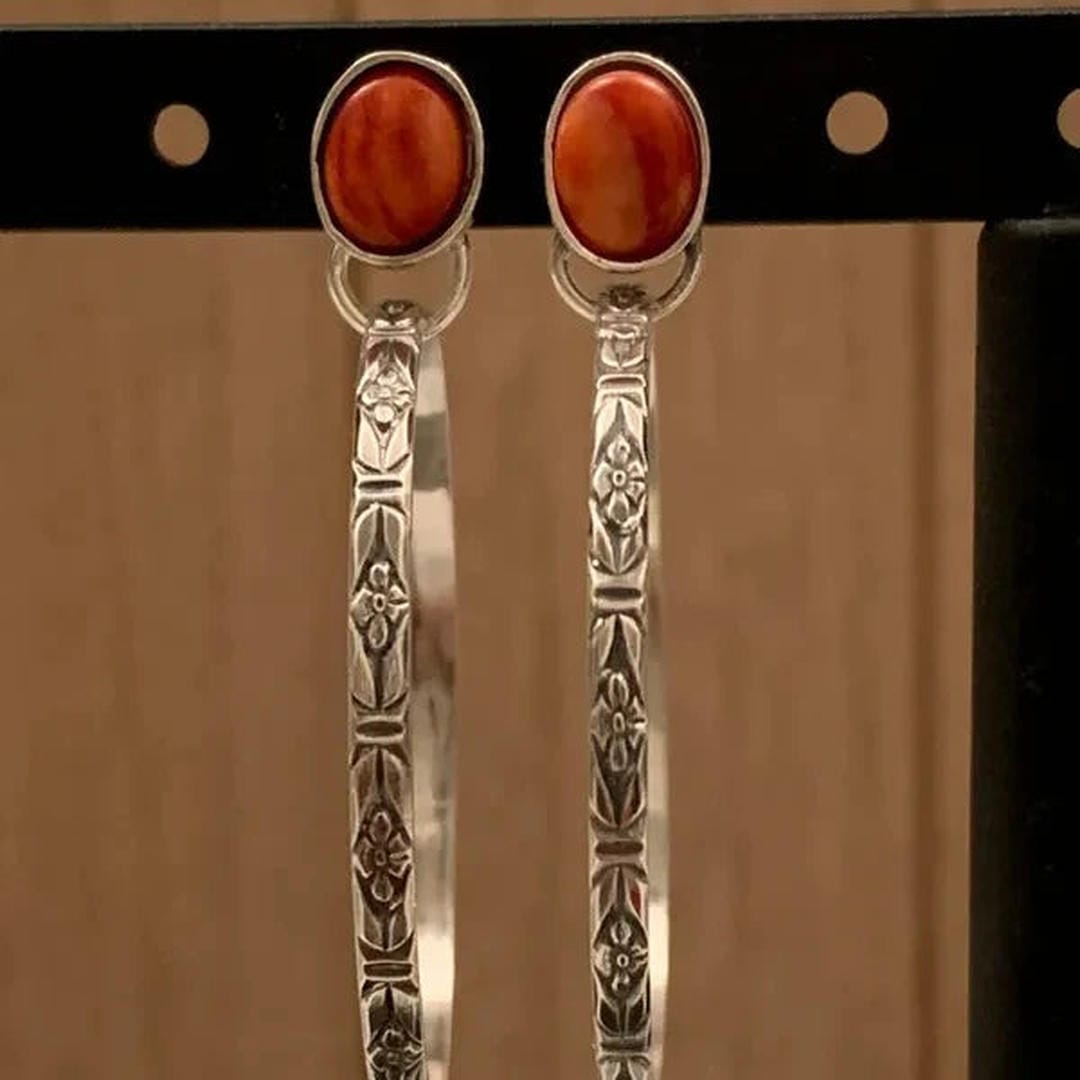 Retro Onyx Bohemian Style Earrings