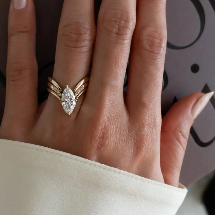 Marquise-Shaped Ring Collection