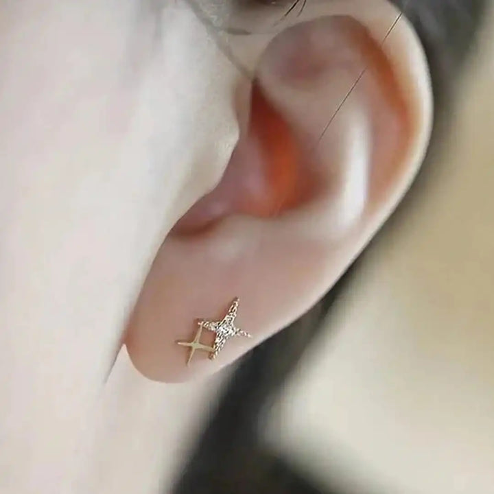 Dazzling Star Stud Earrings