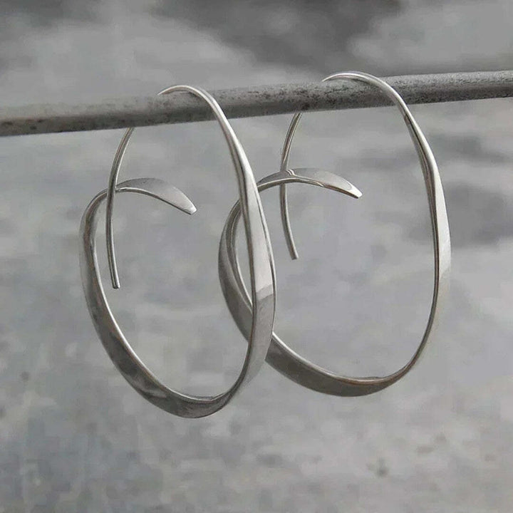 Twisted Spiral Dangle Earrings