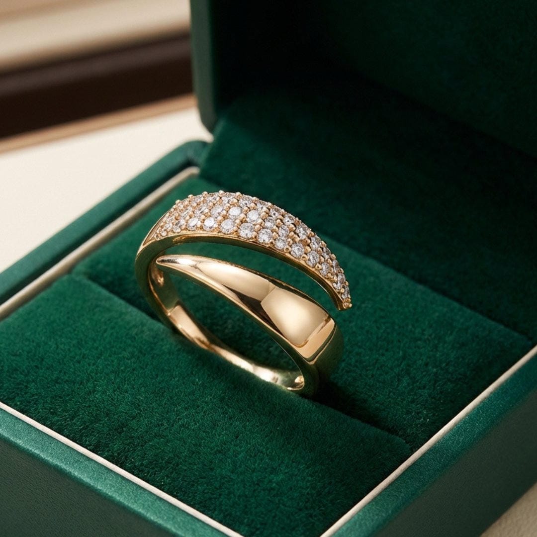 Elegant Crossover Wrap Band