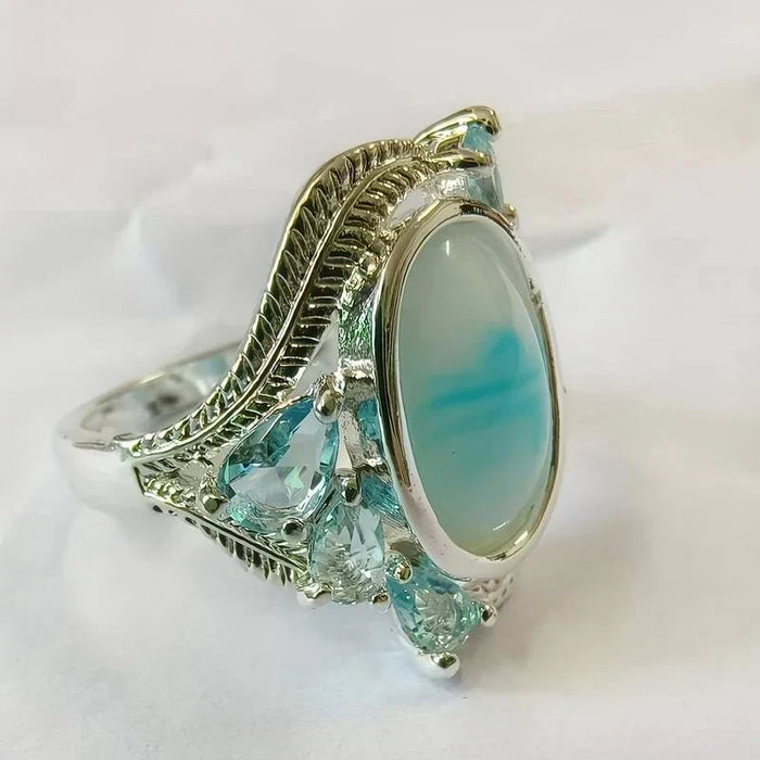 Antique Turquoise Opal Ring