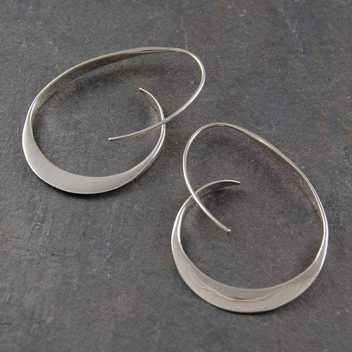 Spiral Twist Dangle Earrings