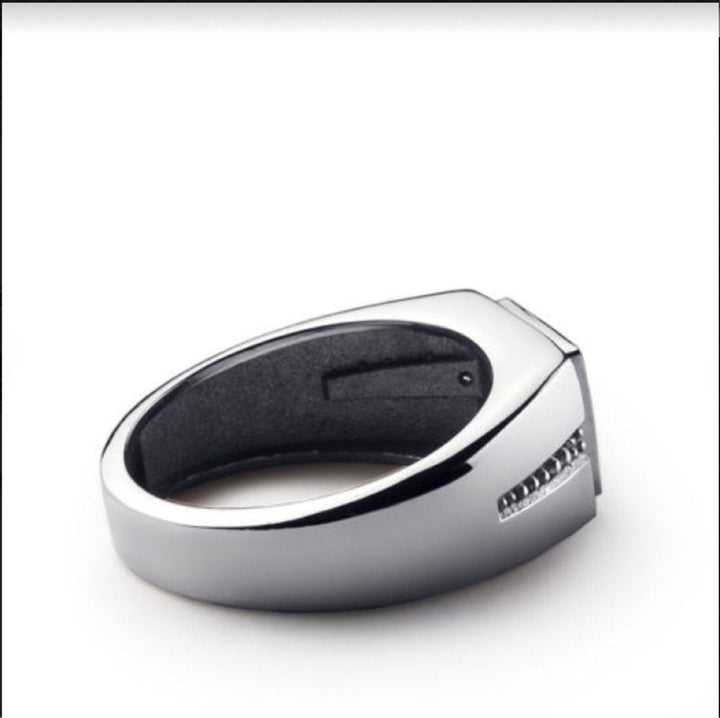 Retro Square Crystal Ring