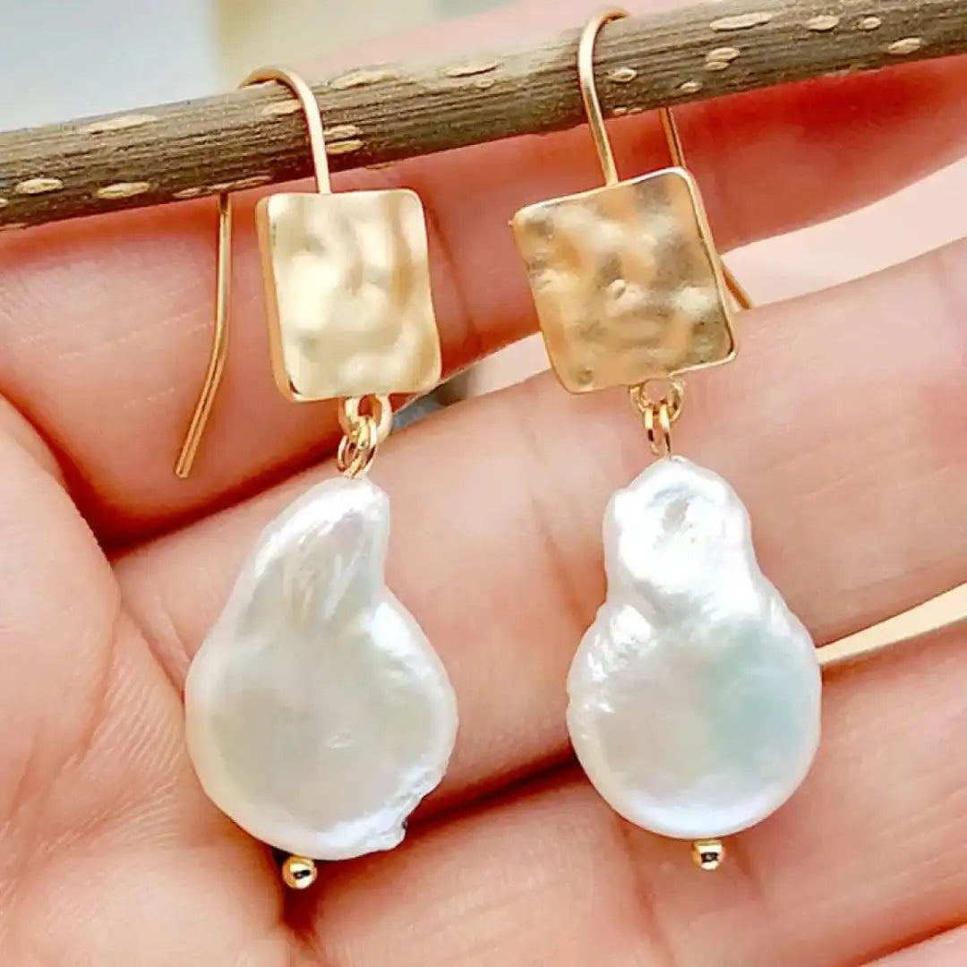 Vintage-Inspired Freshwater Pearl Earrings