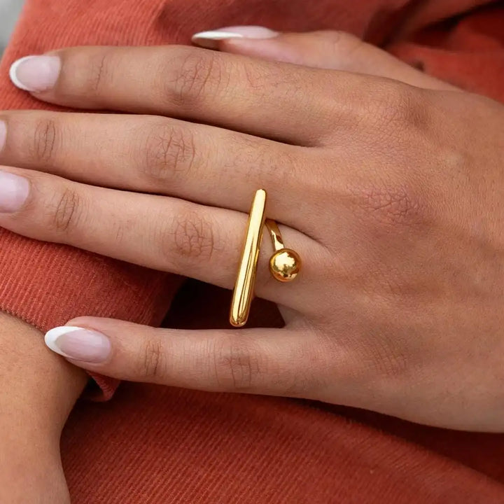 Eternal Gold Star Adjustable Ring
