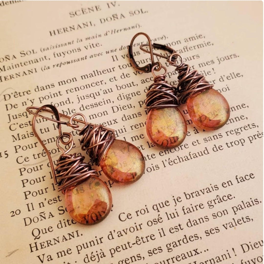 Vintage Firefly-Inspired Earrings