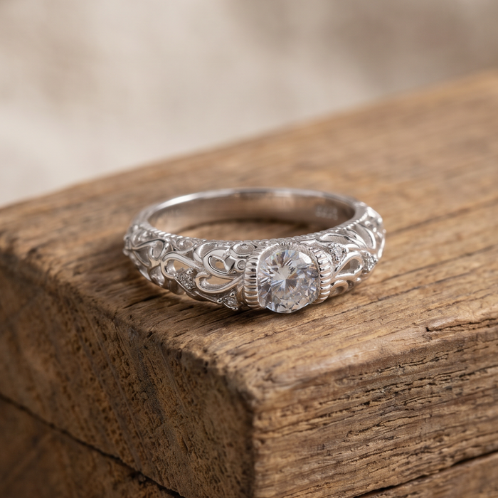 Sophisticated Sterling Silver Band