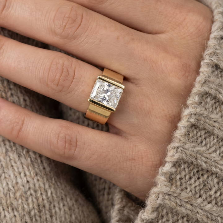 Classic Princess Cut Vintage Ring