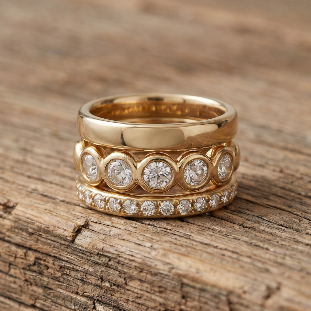 Enchanted Golden Artisan Rings