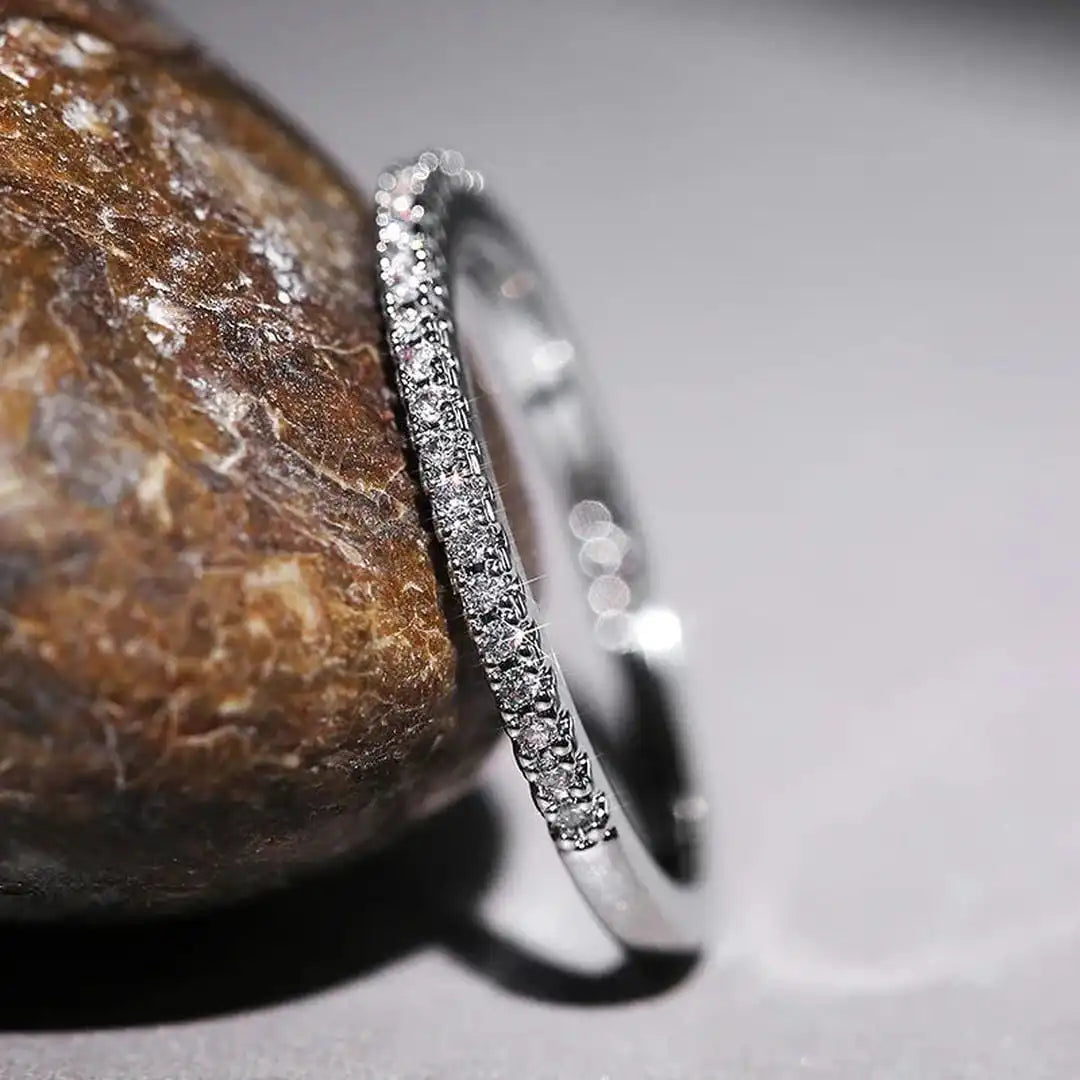 Elyse Simple Zirconia Band