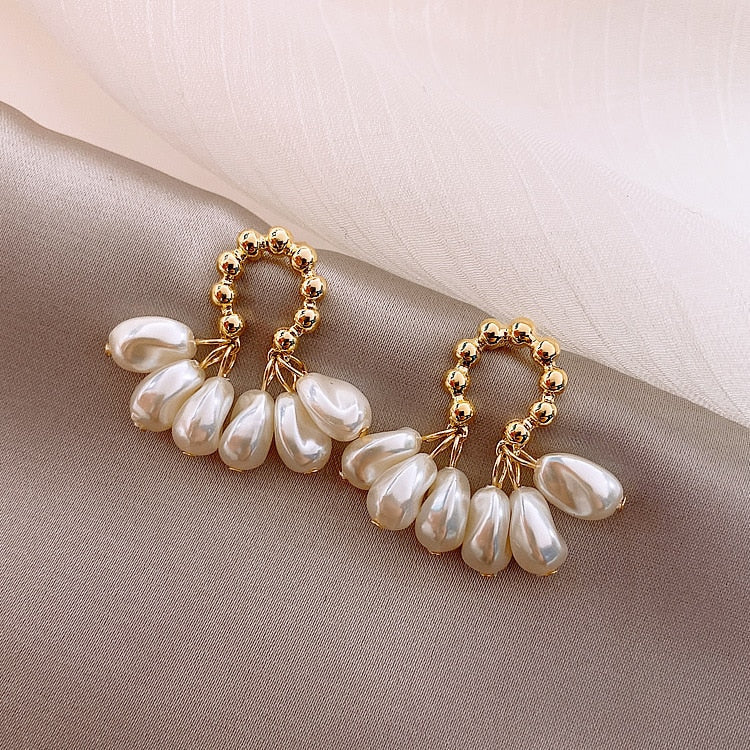 Baroque-Inspired Pearl Earrings