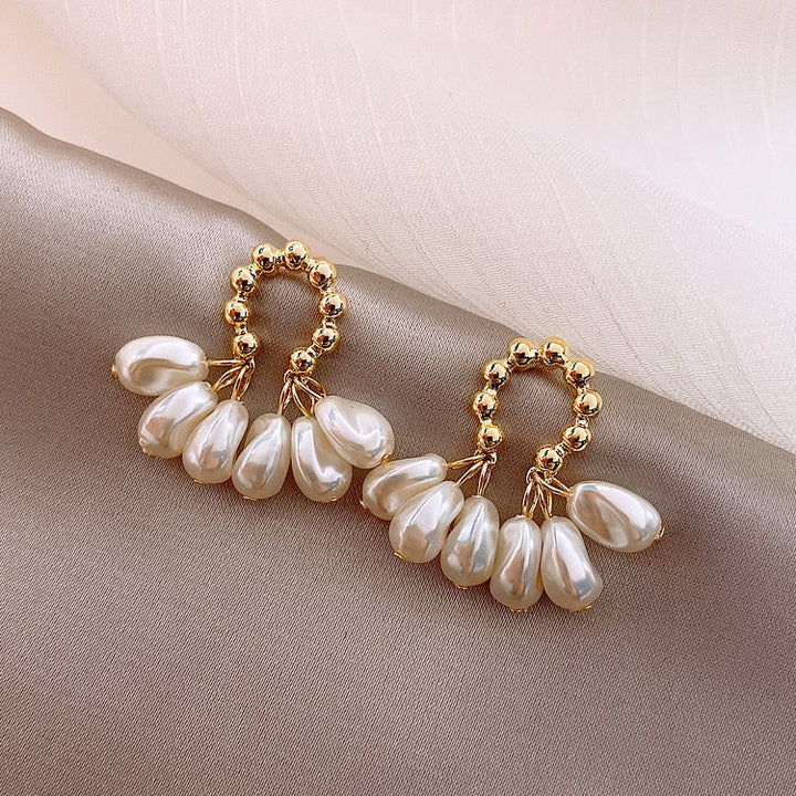 Baroque-Inspired Pearl Earrings