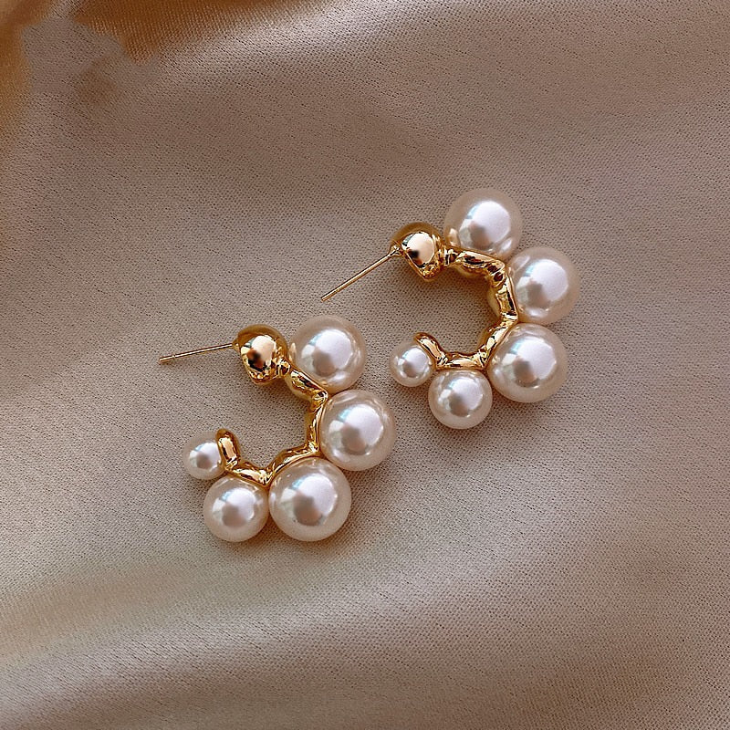 Sophisticated Pearl Drop Earrings