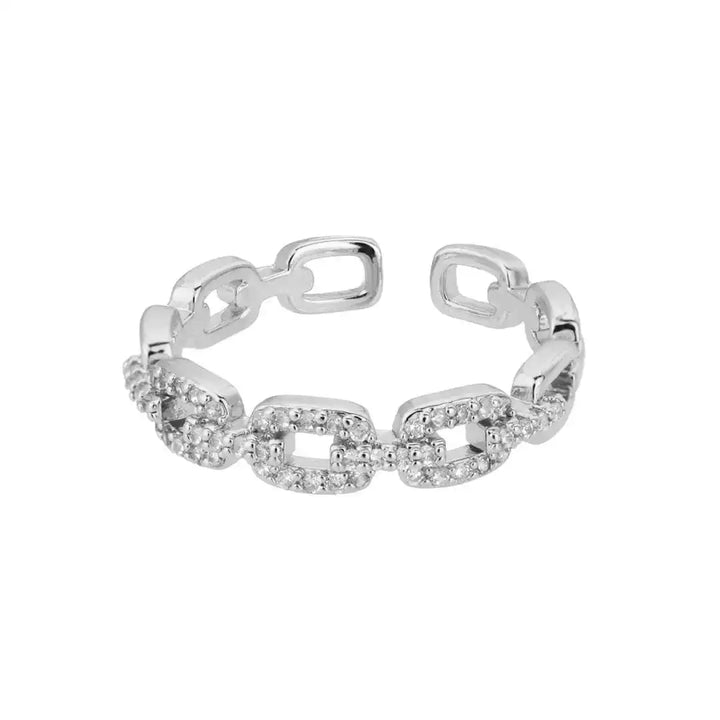 Verona Adjustable Link Chain Ring