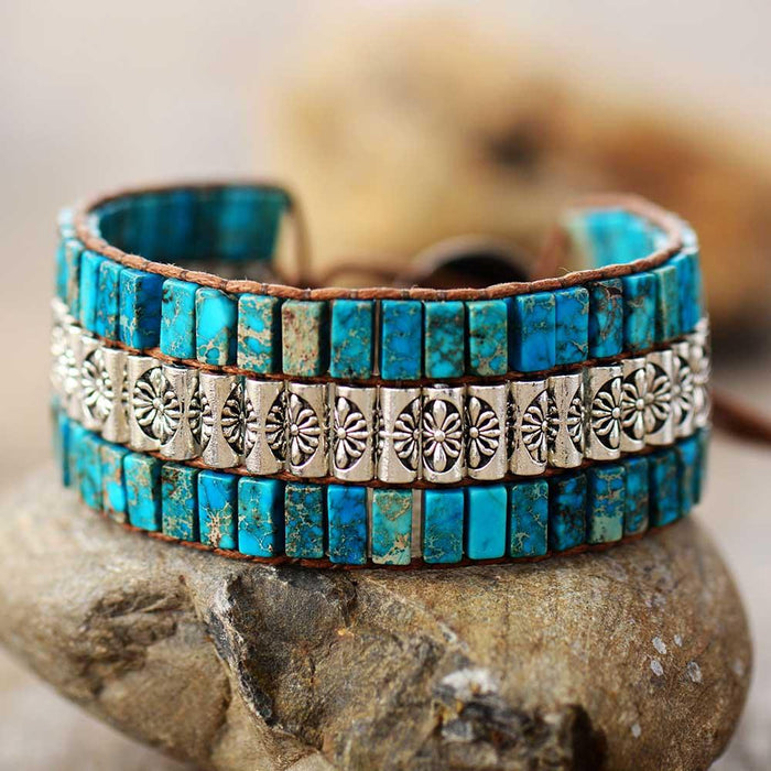 Lotus Bohemian Wrap Bracelet