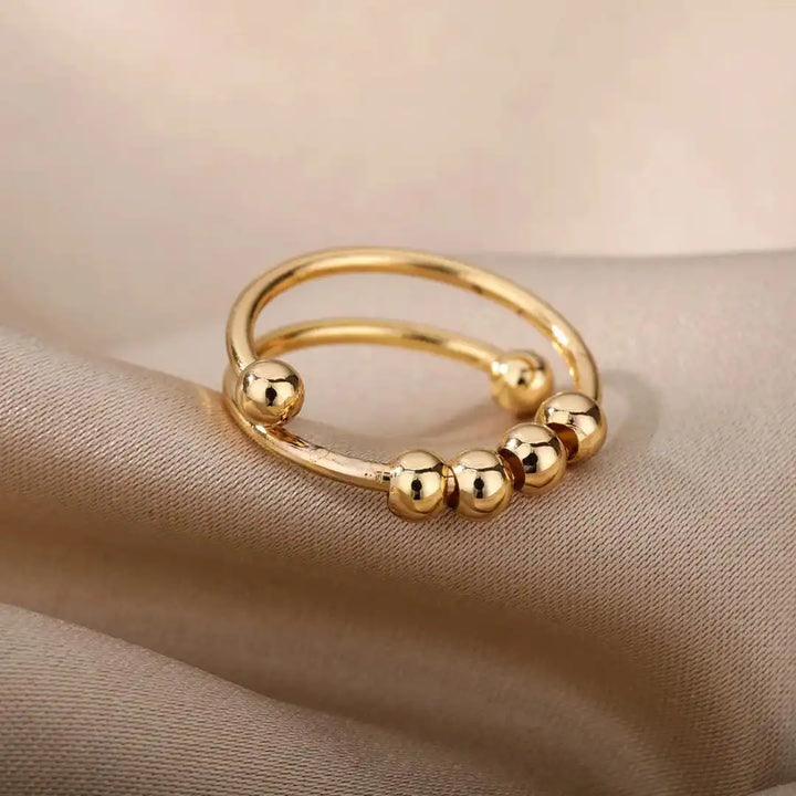 Stress Relief and Anxiety Beaded Ring