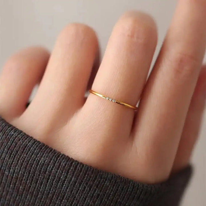 Elegant Trio Stacking Ring