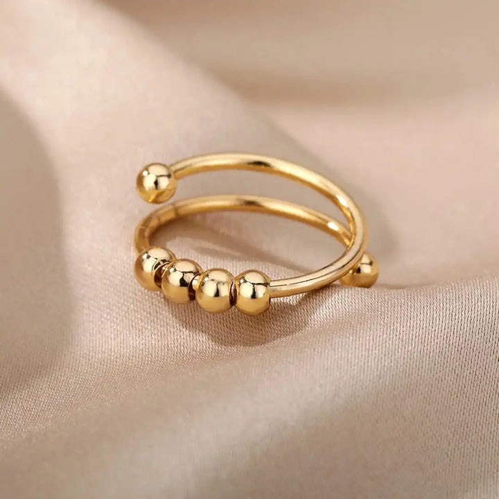 Stress Relief and Anxiety Beaded Ring
