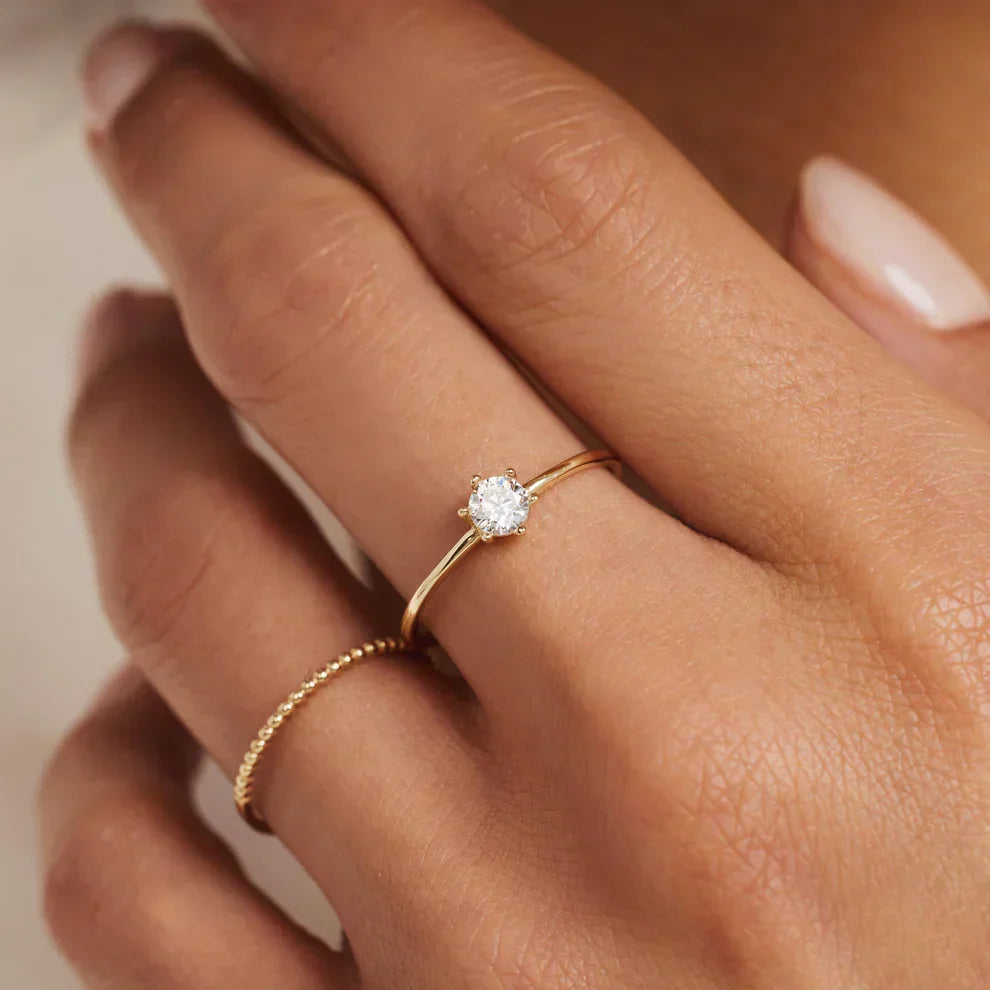 Abella Gold Minimalist Ring