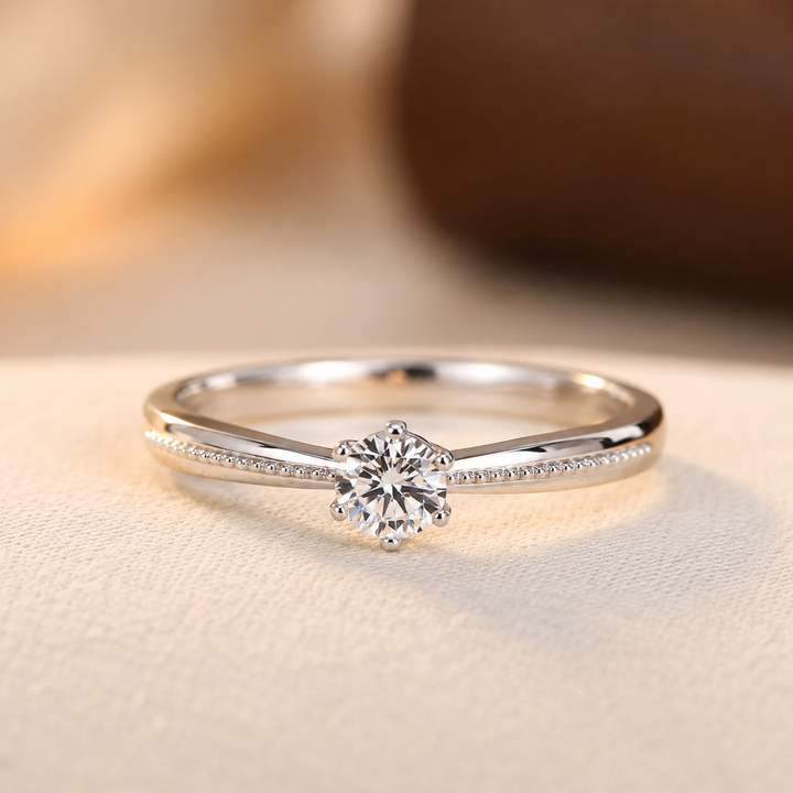Clara Classic Solitaire Engagement Ring