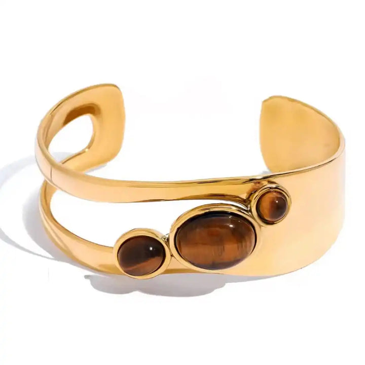 Retro Gold Tiger Eye Bracelet
