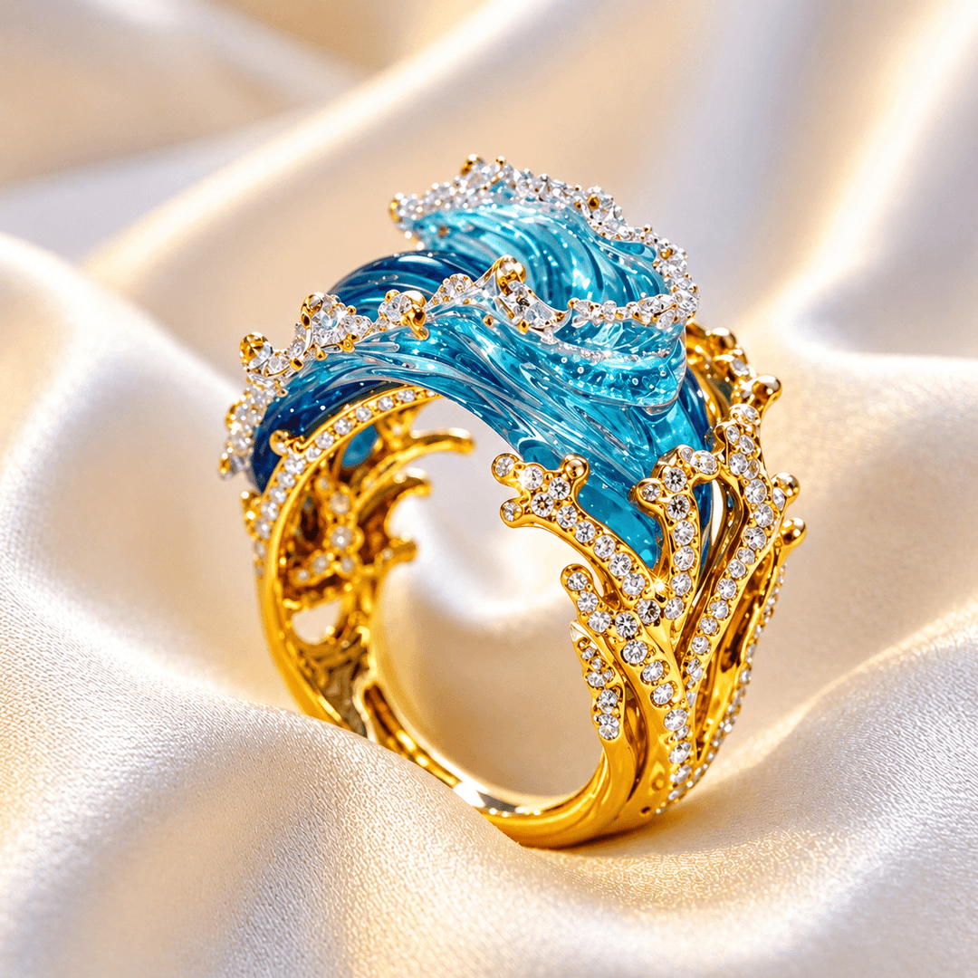 Ocean's Promise Gold Ring