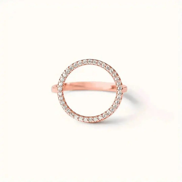 Cubic Zirconia Round Ring