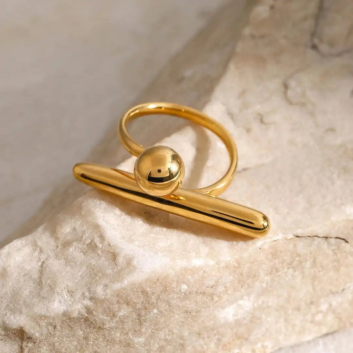 Eternal Gold Star Adjustable Ring