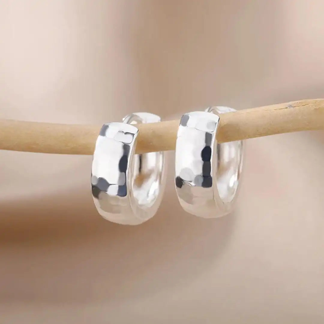 Eternal Curved Gold Hoop Earrings