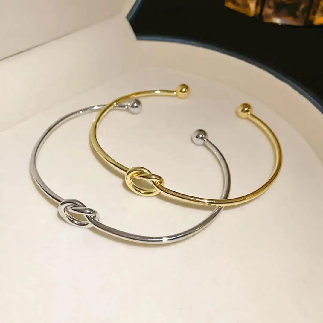 Adjustable Golden Knot Bracelet
