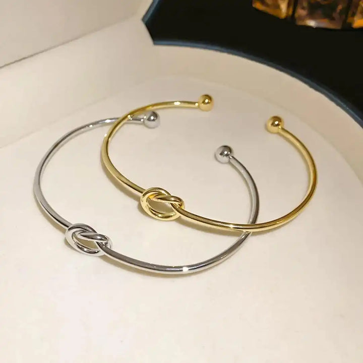 Adjustable Golden Knot Bracelet