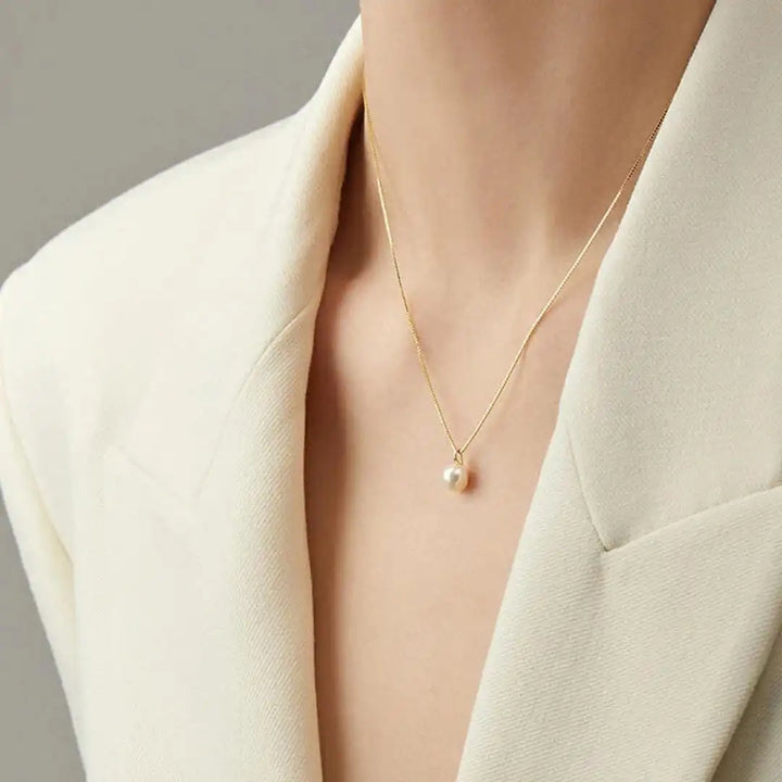 Eternal Pearl Pendant Necklace