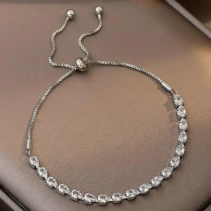 Adjustable Geometric Stones Bracelet