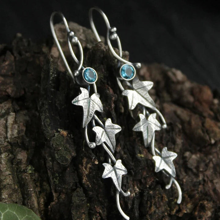Azure Gem Elf Earrings