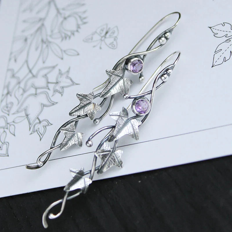 Azure Gem Elf Earrings