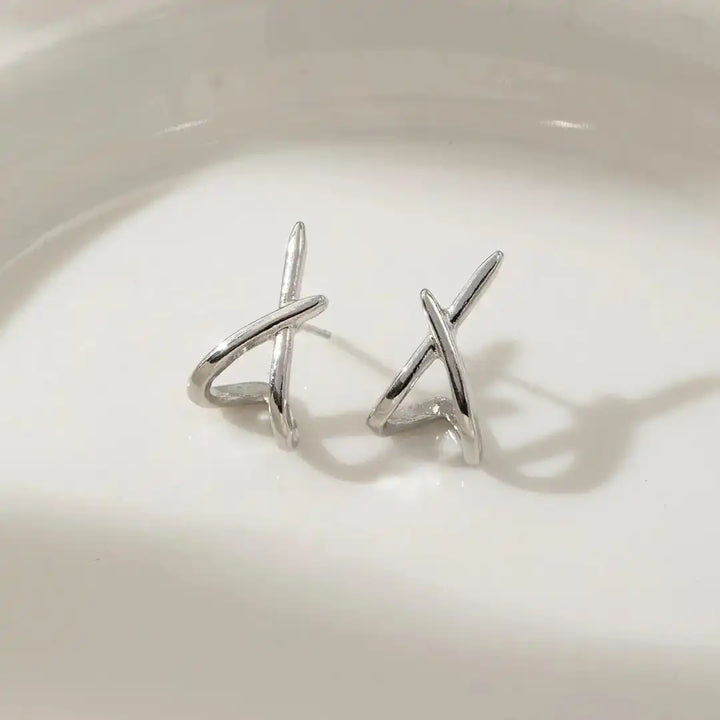 Eternal Gold Cross Earrings