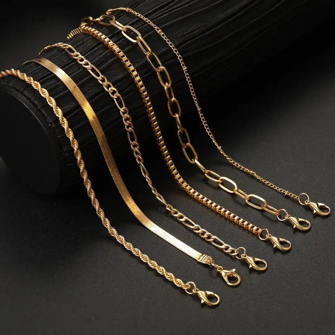Bohemian Vintage Cuban Bracelet Collection