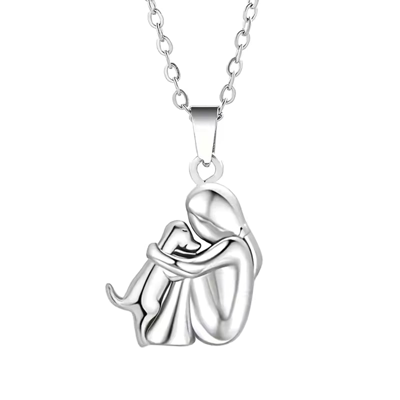 Canine Affection Pendant Necklace