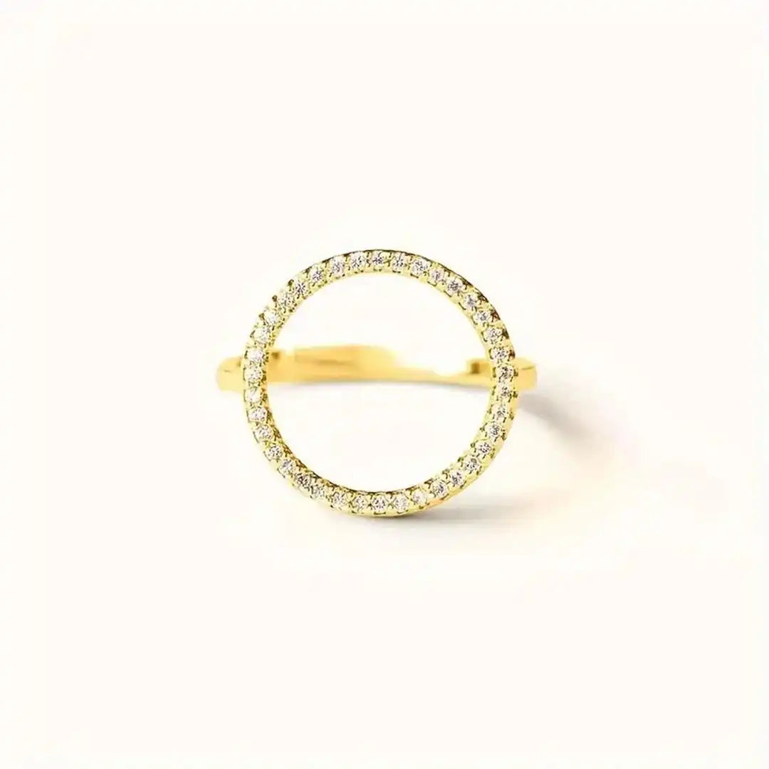 Cubic Zirconia Round Ring