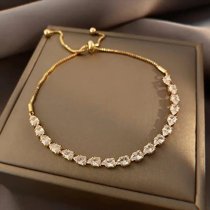 Adjustable Geometric Stone Bracelet