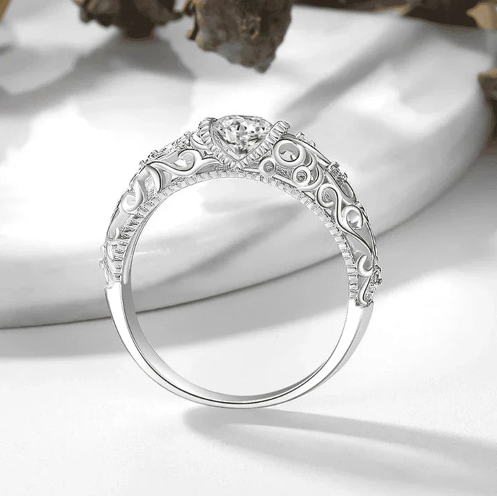 Sophisticated Silver Zirconia Band