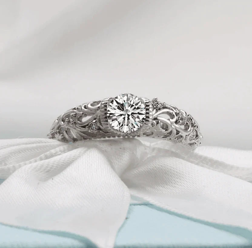 Sophisticated Silver Zirconia Band