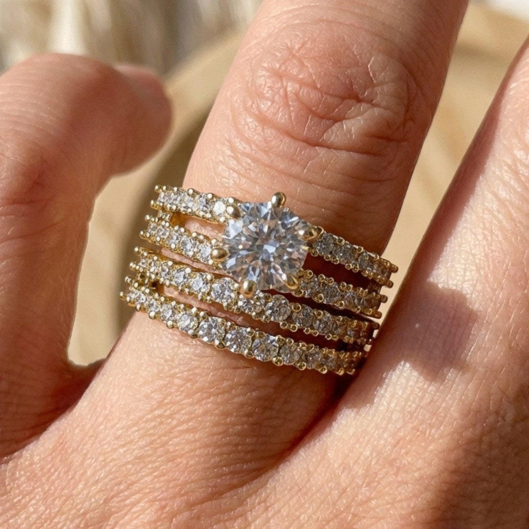 Luminous Halo Ring Collection