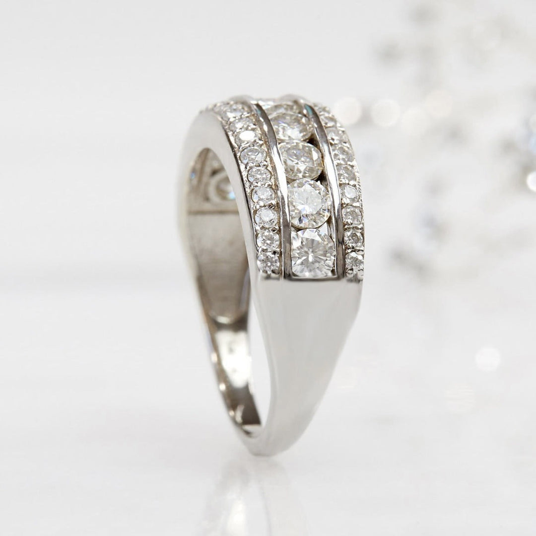 Sophisticated Silver Gemstone Ring