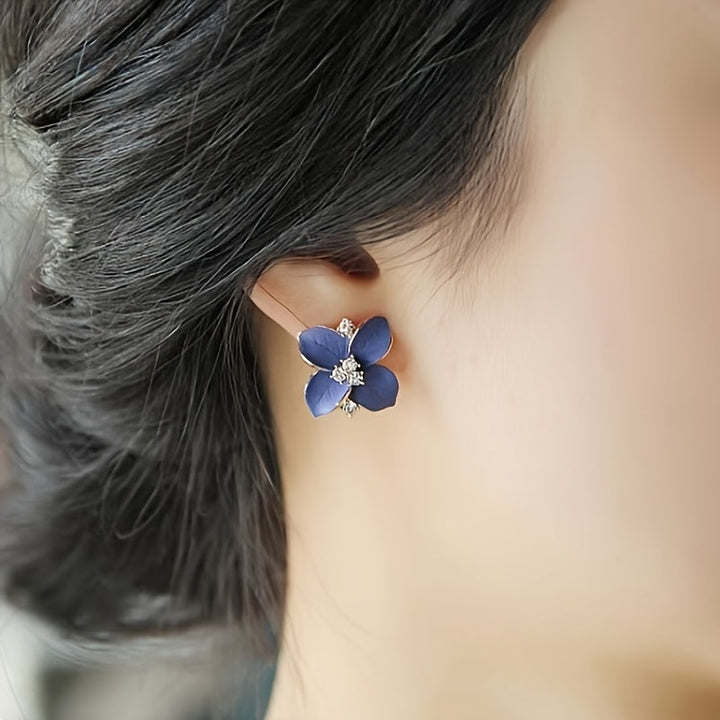 Azure Blossom Earrings