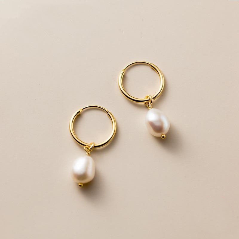 Natural Pearl Earrings