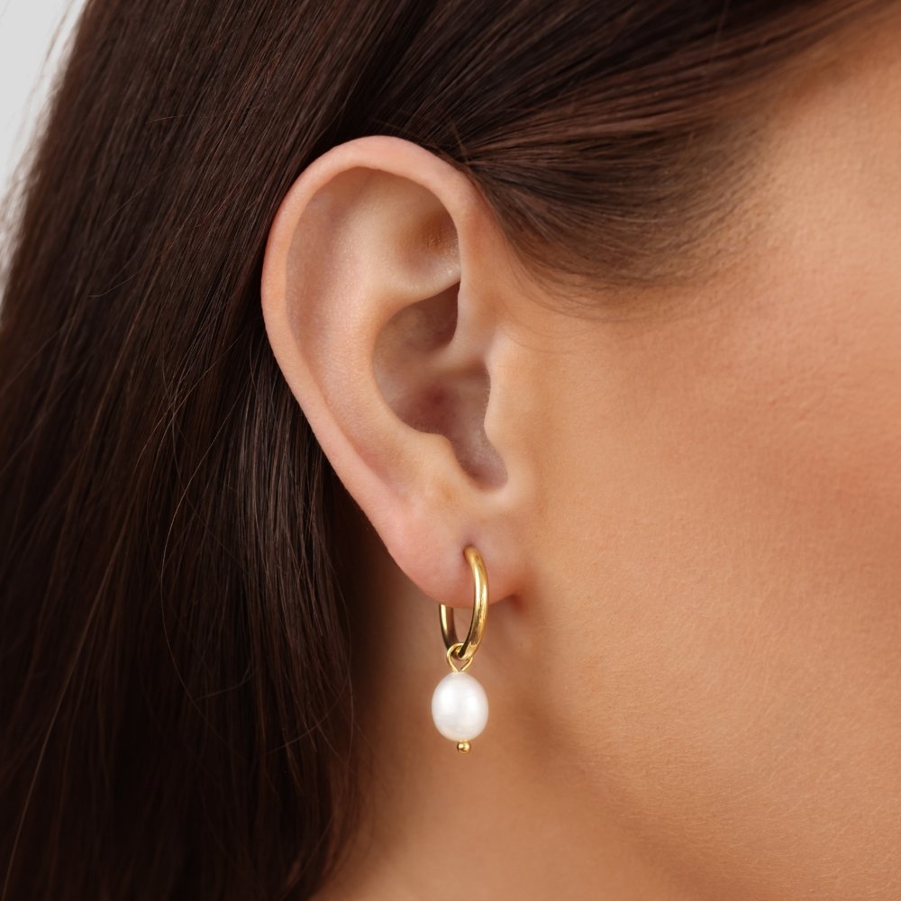 Natural Pearl Earrings