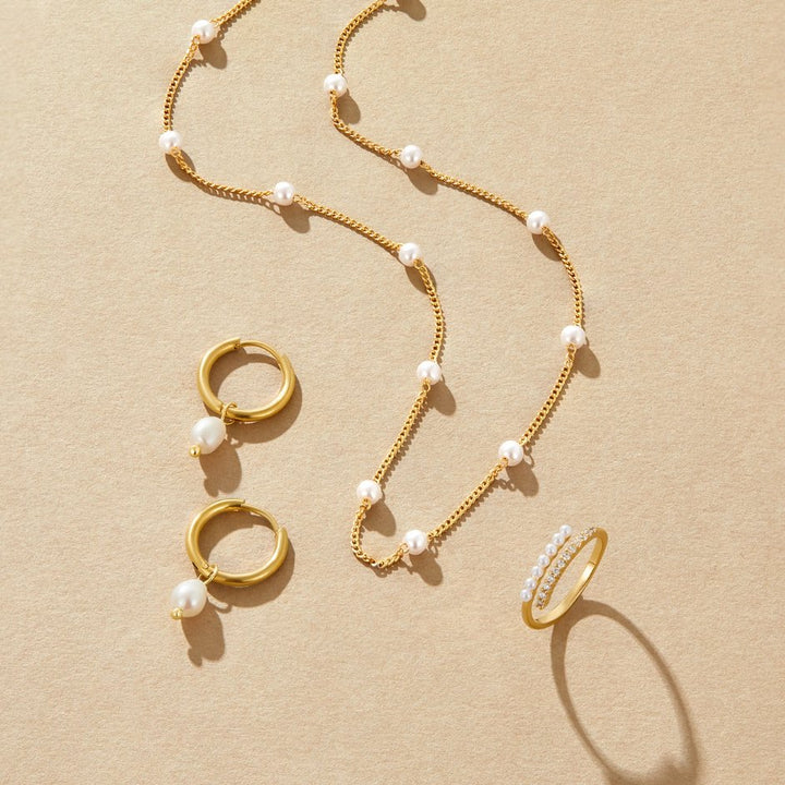 Natural Pearl Earrings